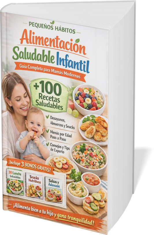 +100 Recetas para bebes de alimentacion infantil + 5 BONOS GRATIS + REGALOS🎁